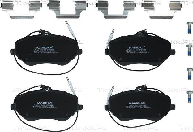 Тормозные колодки Kamoka передние для Peugeot 607 I 2000-2011. Артикул JQ1013452