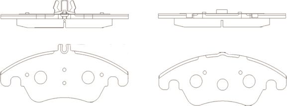 Тормозные колодки CTR. Артикул GK1478N