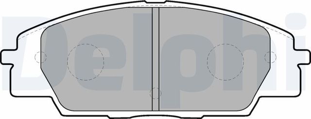 Тормозные колодки Delphi (Low-Metallic) передние для Honda S2000 I (AP1) 1999-2003. Артикул LP1559