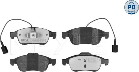 Тормозные колодки Meyle PD передние для Alfa Romeo Giulietta III 2010-2026. Артикул 025 245 3819/PD