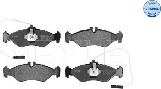 Тормозные колодки Meyle Original. Артикул 025 216 2117