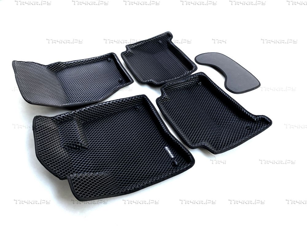 Коврики Euromat 3D EVA для салона Audi Q7 I 2005-2015. Артикул EM3DEVA-001105