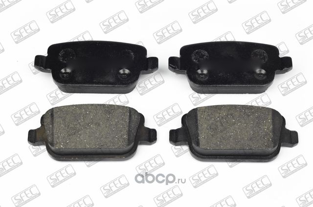 Тормозные дисковые колодки задние (Autosfec). Артикул BP001969