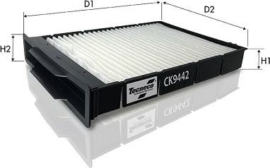 Салонный фильтр  Tecneco Filters. Артикул CK9442