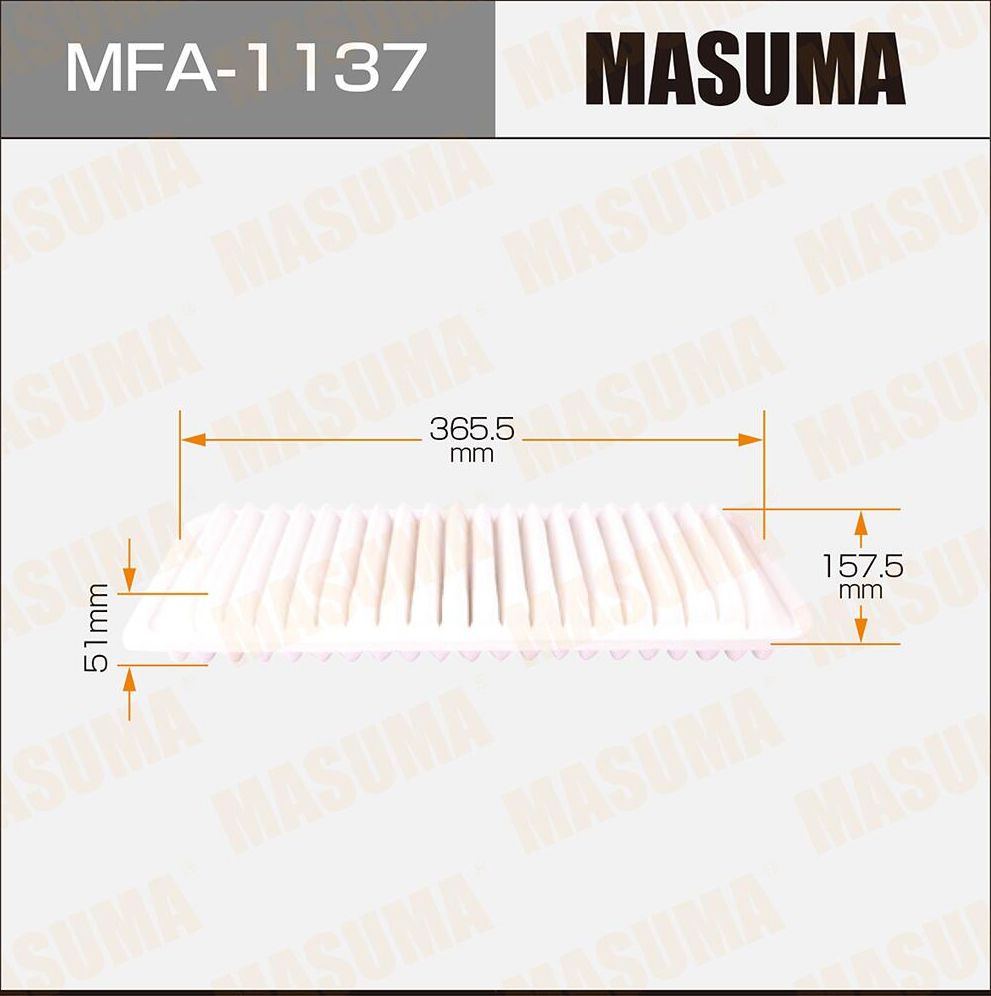 Воздушный фильтр Masuma. Артикул MFA-1137