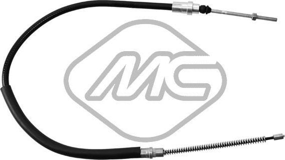 Трос ручника (тросик ручного тормоза) Metalcaucho левый для Peugeot 406 I 1995-2004. Артикул 80388