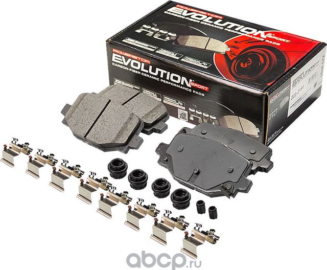 Задние керамические колодки Evolution Sport Z23 PowerStop 23-2191. Артикул 232191