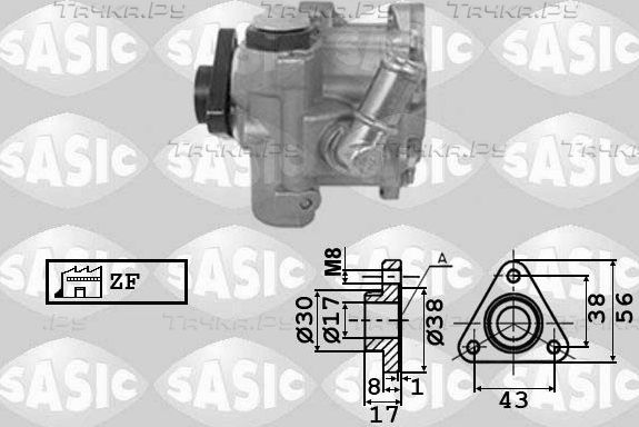 Насос ГУР Sasic для Audi A4 III (B7) 2004-2006. Артикул 7076048