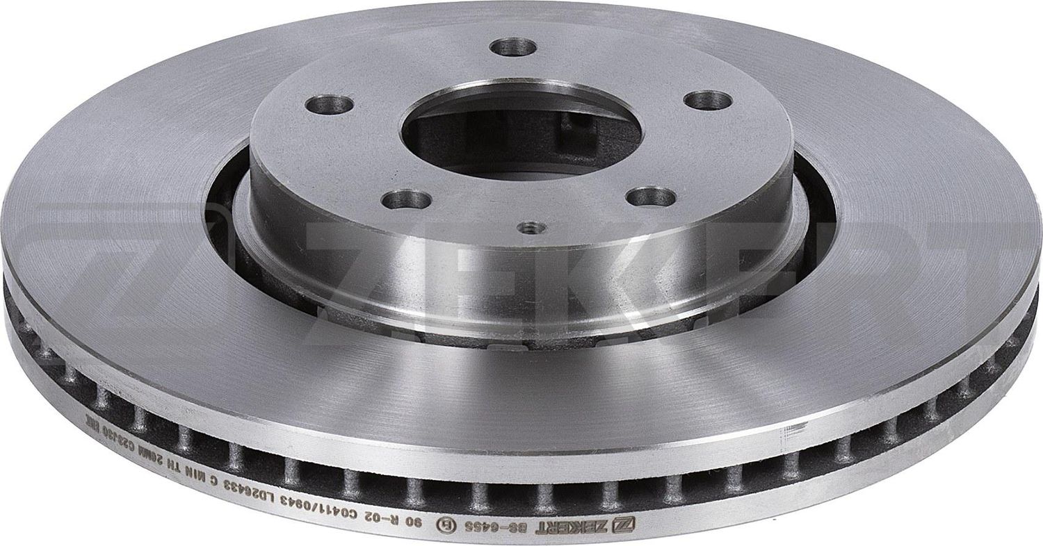 Тормозной диск Zekkert передний для Mazda CX-5 II 2017-2026. Артикул BS-6455