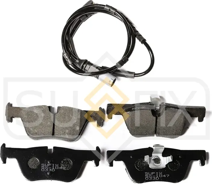 Колодки дисковые тормозные задние правые/левые BMW 1 (F20) 2011-2019 (Sufix). Артикул SX1047