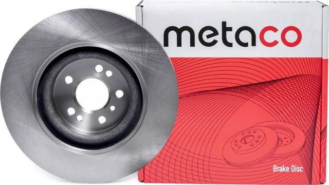 Диск тормозной передний вентилируемый (Metaco). Артикул 3050140