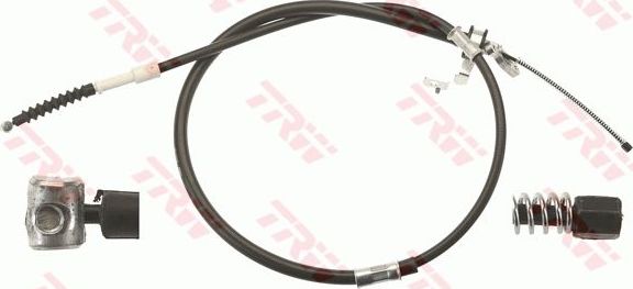 Трос ручника (тросик ручного тормоза) TRW. Артикул GCH745