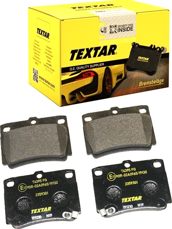 Тормозные колодки Textar. Артикул 2359301