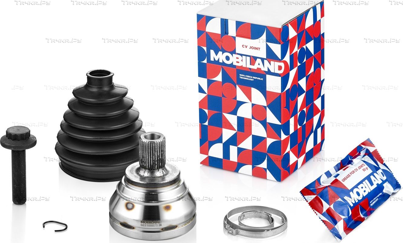 Шрус наружный (граната) Mobiland передний для Audi A3 II (8P) 2007-2013. Артикул 603100071