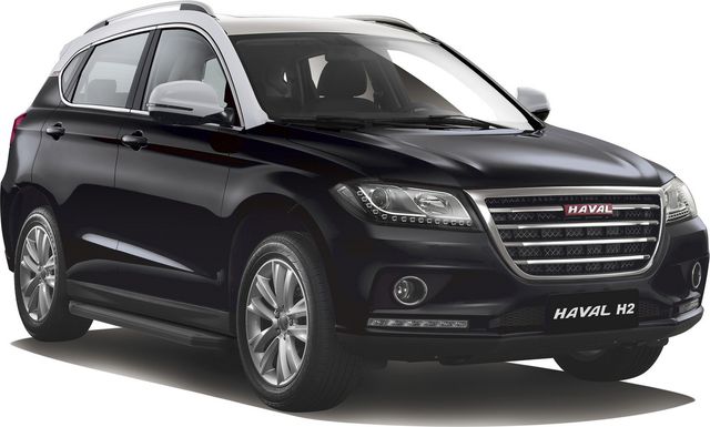 Пороги алюминиевые Rival Premium-Black для Haval H2 2014-2020. Артикул A173ALB.9401.1