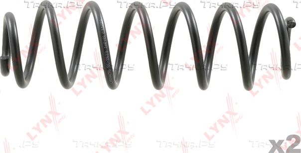 Пружина подвески LYNXauto задняя для Volkswagen Golf VI 2008-2013. Артикул SC-2623