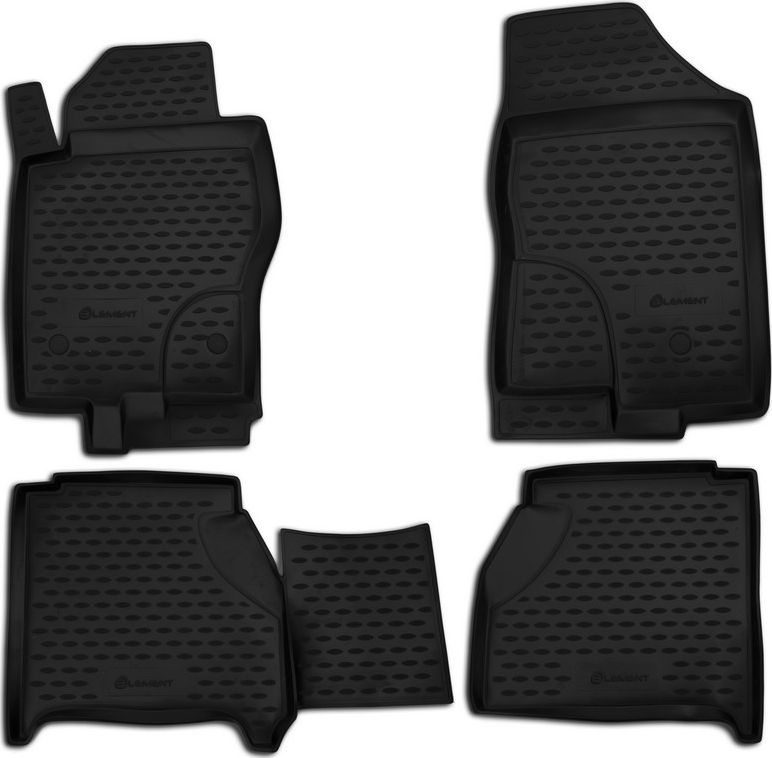 Коврики Element для салона Nissan Navara (с ниш. зад. сид.) 2010-2015. Артикул CARNIS10050h