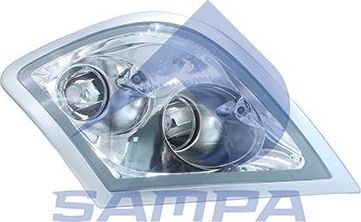 Фара дальнего света Sampa левая для DAF CF 65 2001-2013. Артикул 051.463