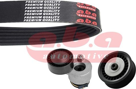 Приводной ремень поликлиновой с роликами (комплект) ABA. Артикул 6PK1199A2