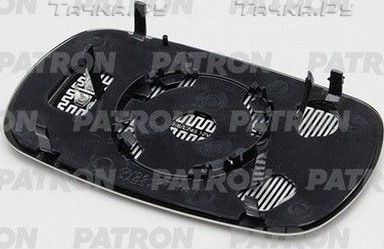 Зеркальное стекло бокового зеркала Patron правое/левое для Fiat Doblo I 2001-2015. Артикул PMG1151G02