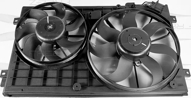 Вентилятор радиатора с кожухом (Free-Z). Артикул KM0223