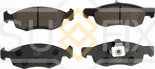 Колодки тормозные дисковые | перед прав/лев | (Sufix). Артикул SX-1409