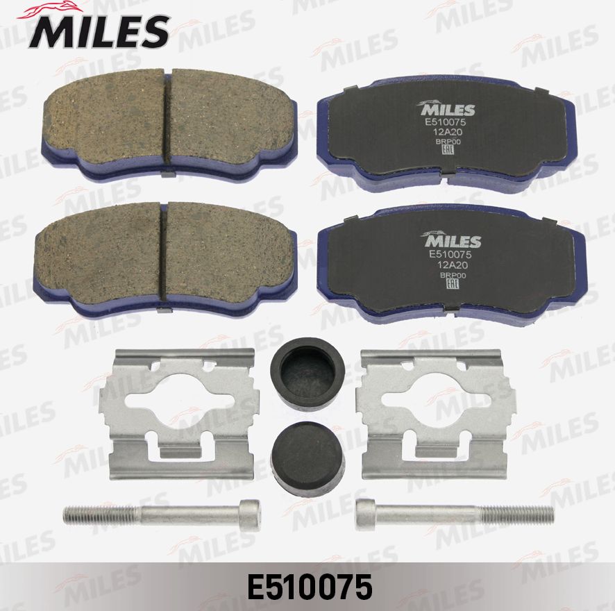 Тормозные колодки Miles (Керамика). Артикул E510075