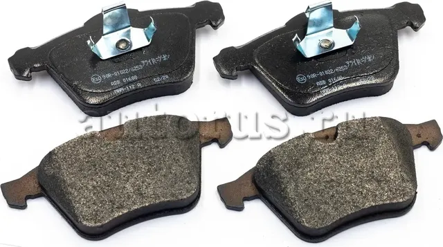 Колодки тормозные дисковые | перед | (Allied Nippon). Артикул ADB01608