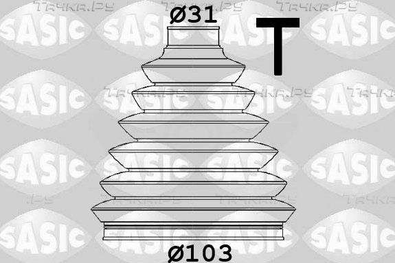 Пыльник ШРУСа наружный Sasic (термопласт) для Audi A4 IV (B8) 2007-2012. Артикул 1906153