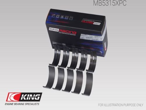 Вкладыши коренные King. Артикул MB5315XPC