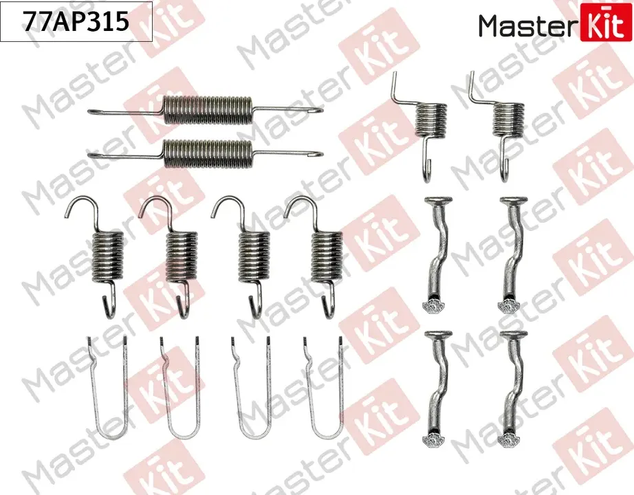 Комплект монтажный тормозных колодок (Master KIT). Артикул 77AP315