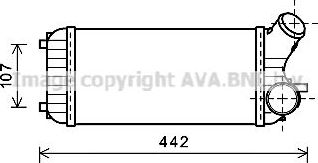 Интеркулер AVA. Артикул FD4472