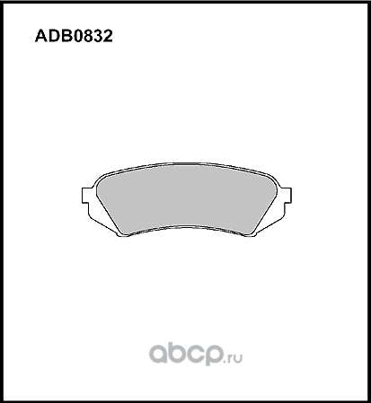 Колодки тормозные TOYOTA Land Cruiser 100 (98-07) LEXUS LX470 (98-07) задние (4ш (Allied Nippon). Артикул ADB0832