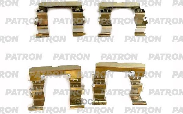 Комплект монтажный тормозных колодок NISSAN Pickup 02- (Patron). Артикул PSRK1425