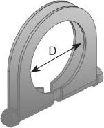Хомут глушителя Dinex для Mercedes-Benz Axor 2004-2026. Артикул 50924