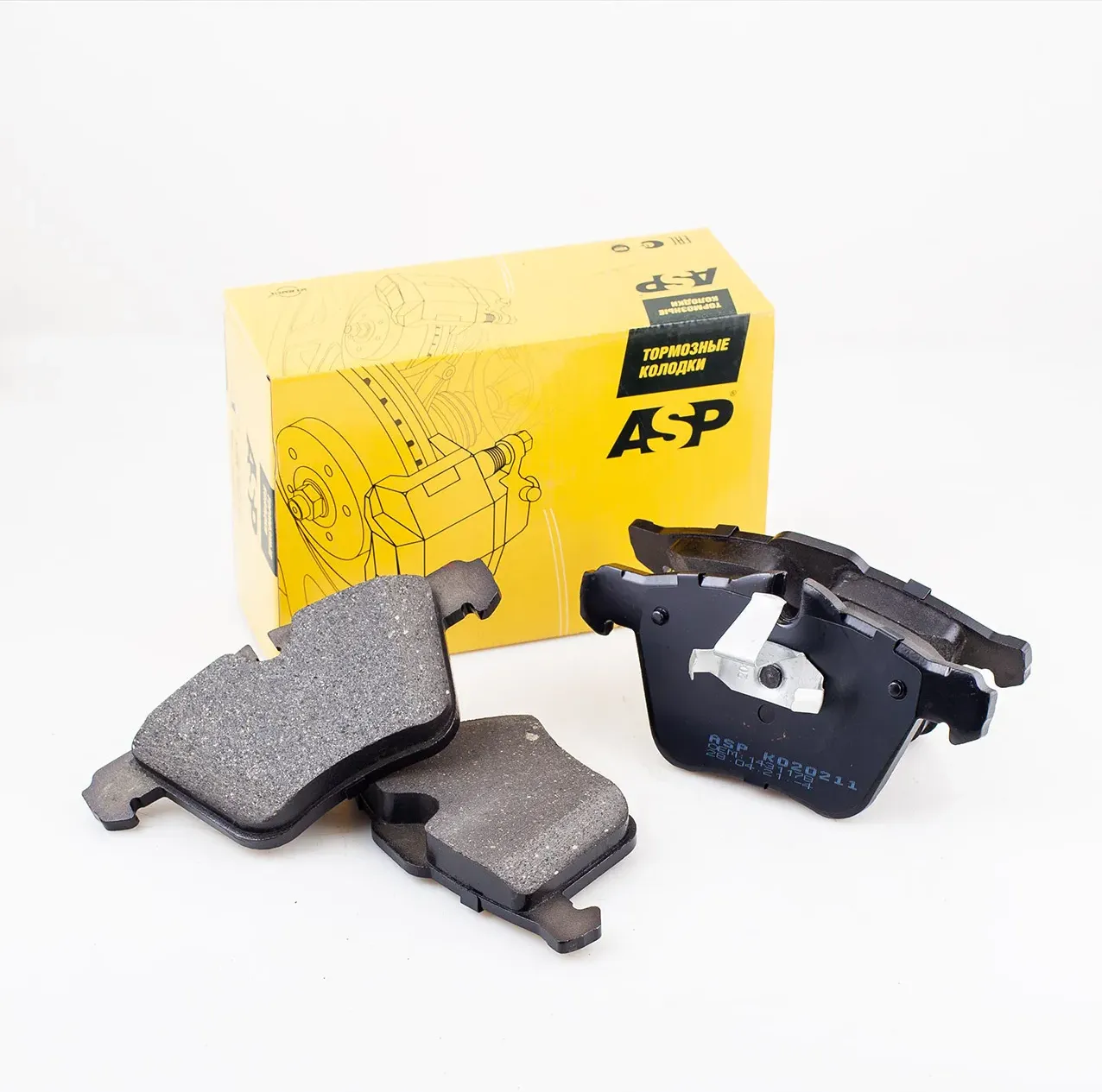 Передние тормозные колодки FORD S-Max/Galaxy / VOLVO S60/S80/V60/V70/XC70 (ASP) ASP. Артикул K020211