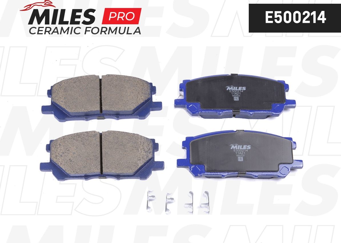 Тормозные колодки Miles (Керамика). Артикул E500214
