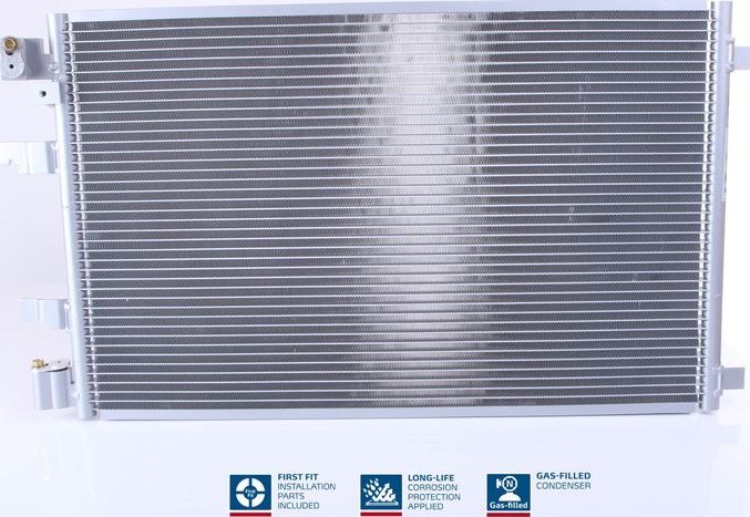 Радиатор кондиционера (конденсатор) Nissens (алюминий). Артикул 940041