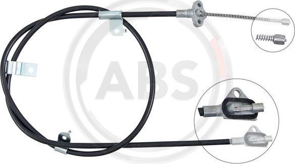 Трос ручника (тросик ручного тормоза) ABS задний правый для Subaru Justy IV 2007-2011. Артикул K14099