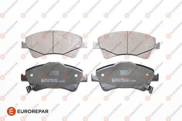 Тормозные колодки Eurorepar. Артикул 1623060480