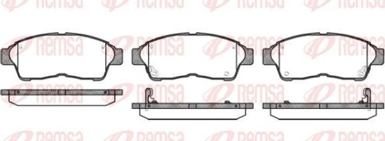 Тормозные колодки Remsa. Артикул 0402.02
