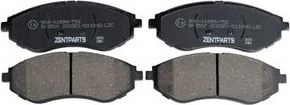 Тормозные колодки Zentparts. Артикул Z07273
