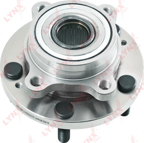 Ступица колеса с интегрированным подшипником LYNXauto передняя для Hyundai i30 II 2011-2017. Артикул WH-1501