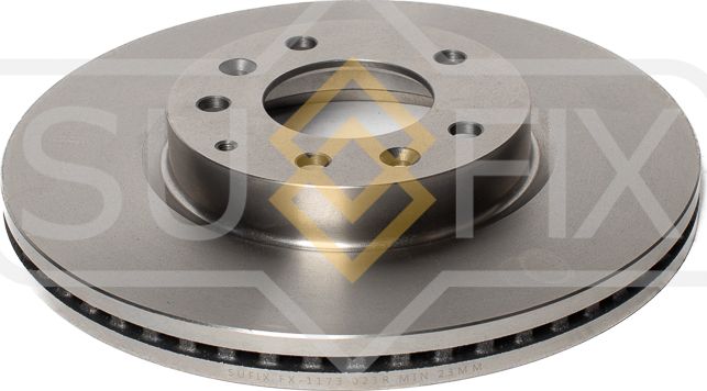 Диск тормозной передний правый/левый MAZDA 6 2006-2017 (Sufix). Артикул FX1173