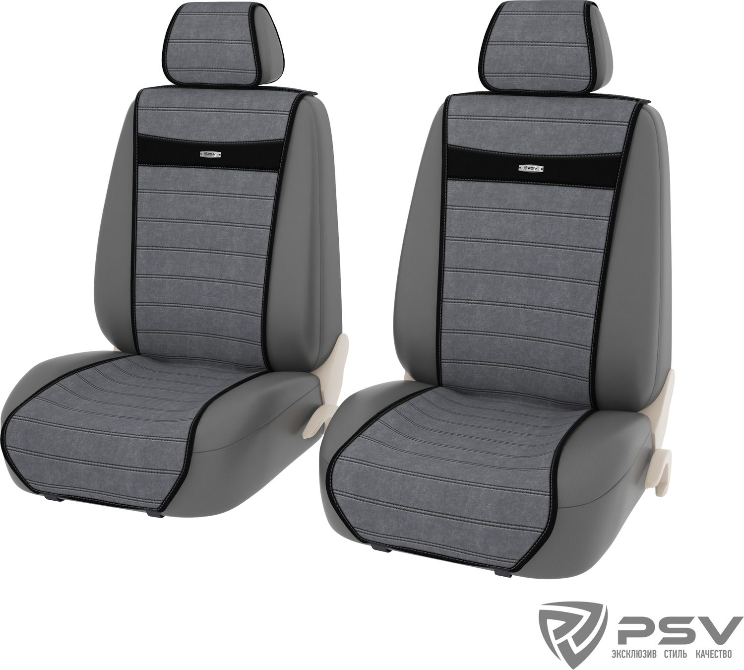 Накидки универсальные PSV Climb FRONT на сидения, цвет Серый. Артикул 129095