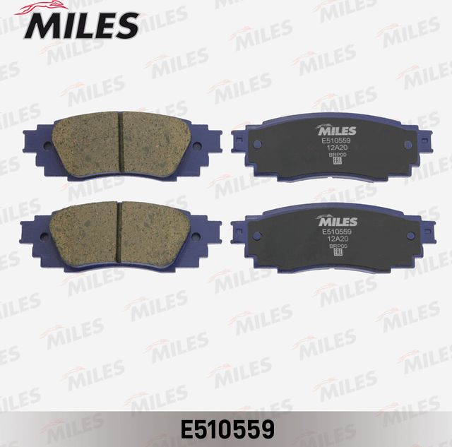 Тормозные колодки Miles (Керамика) задние для Lexus UX I 2018-2026. Артикул E510559