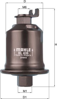 Топливный фильтр Mahle-Knecht. Артикул KL 436