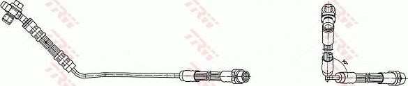 Тормозной шланг TRW задний правый для BMW X5 I (E53) 2000-2006. Артикул PHD491