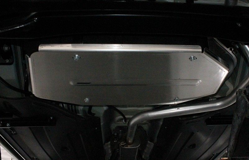 Защита алюминиевая ТСС (4 мм) для бака Kia Soul III 2019-2026. Артикул ZKTCC00418