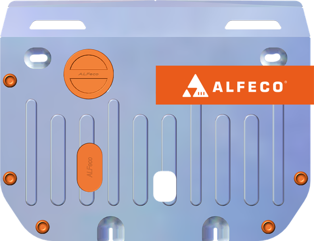 Защита алюминиевая Alfeco (4мм) для картера и КПП Honda Jade 2015-2018. Артикул ALF.09.60 AL4